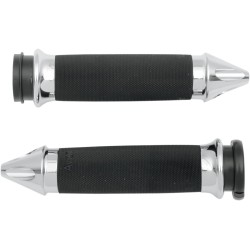 Mânere custom contour spike throttle-by-wire chrome AVON GRIPS CC-85-CH-SPK-FL Mânere custom contour spike throttle-by-wire chrome AVON GRIPS CC-85-CH-SPK-FL