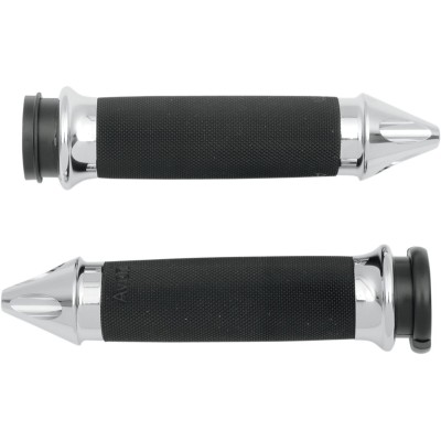 Mânere custom contour spike throttle-by-wire chrome AVON GRIPS CC-85-CH-SPK-FL Mânere custom contour spike throttle-by-wire chrome AVON GRIPS CC-85-CH-SPK-FL