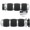 Mânere air cushion chrome throttle-by-wire cu throttle boss AVON GRIPS AIR-90-CH-FLY-B