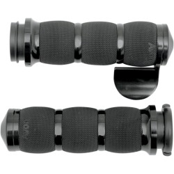Mânere air cushion throttle-by-wire cu throttle boss negre AVON GRIPS AIR-90-AN-B-FL