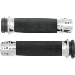 Mânere custom contour gatlin chrome throttle-by-wire AVON GRIPS CC-85-CH-FL-GAT Mânere custom contour gatlin chrome throttle-by-wire AVON GRIPS CC-85-CH-FL-GAT