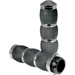Mânere air cushion chrome AVON GRIPS AIR-90 Mânere air cushion chrome AVON GRIPS AIR-90