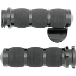 Mânere air cushion black cu throttle boss AVON GRIPS AIR-90-ANO-BOSS