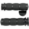 Mânere velvet air cushion anodized cu throttle boss AVON GRIPS AIR-96-BOSS
