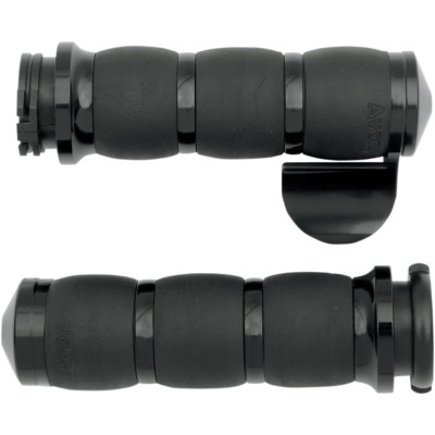 Mânere velvet air cushion anodized cu throttle boss AVON GRIPS AIR-96-BOSS Mânere velvet air cushion anodized cu throttle boss AVON GRIPS AIR-96-BOSS