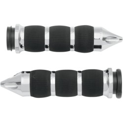 Mânere air cushion spike throttle-by-wire crom AVON GRIPS AIR-90-CH-FL-SP Mânere air cushion spike throttle-by-wire crom AVON GRIPS AIR-90-CH-FL-SP
