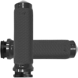 Mânere memory foam rotunde negre mici throttle-by-wire AVON GRIPS MF-63-ANO-FLY Mânere memory foam rotunde negre mici throttle-by-wire AVON GRIPS MF-63-ANO-FLY