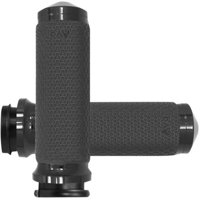 Mânere din spumă cu memorie rotunde negre medii THROTTLE-BY-WIRE AVON GRIPS MF-63A-ANO-FLY Mânere din spumă cu memorie rotunde negre medii THROTTLE-BY-WIRE AVON GRIPS MF-63A-ANO-FLY