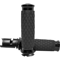 Mânere diamond contour black anodized TBW AVON GRIPS DIA-65-ANO-F24 Mânere diamond contour black anodized TBW AVON GRIPS DIA-65-ANO-F24