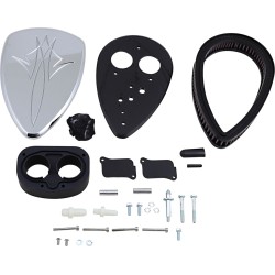 Set filtru de aer big air pinstripe chrome BARON BA-2060-13