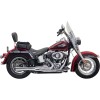 Sistem de evacuare ROAD RAGE II MEGA POWER crom cu capace finale negre BASSANI XHAUST 1S12R
