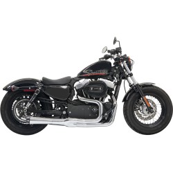 Sistem de evacuare ROAD RAGE II MEGA POWER scurt cromat cu capace negre BASSANI XHAUST 1X22R Sistem de evacuare ROAD RAGE II MEGA POWER scurt cromat cu capace negre BASSANI XHAUST 1X22R