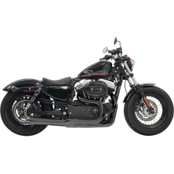 Sistem de evacuare ROAD RAGE II MEGA POWER scurt cromat cu capace finale negre BASSANI XHAUST 1X22RB Sistem de evacuare ROAD RAGE II MEGA POWER scurt cromat cu capace finale negre BASSANI XHAUST 1X22RB