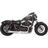 Sistem de evacuare ROAD RAGE II MEGA crom cu capace finale negre BASSANI XHAUST 1X32R