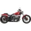 Sistem de evacuare Radial Sweepers black slotted BASSANI XHAUST 1SD2FBB