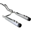 Sistem de evacuare true-dual down under straight chrome BASSANI XHAUST 1F76R