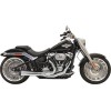 Sistem de evacuare 2-1 road rage cu tobe megafon cromate BASSANI XHAUST 1S94R