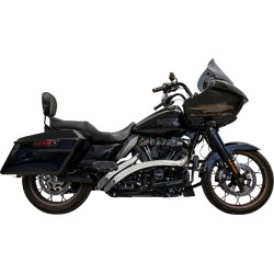 Sistem de evacuare Sweeper Chrome cu scuturi M8 Touring 2016-2023 BASSANI XHAUST 1F21F Sistem de evacuare Sweeper Chrome cu scuturi M8 Touring 2016-2023 BASSANI XHAUST 1F21F
