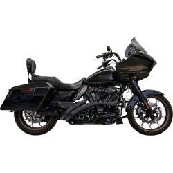 Sistem de evacuare Sweeper negru cu fante M8 Touring 2016-2023 BASSANI XHAUST 1F22FB Sistem de evacuare Sweeper negru cu fante M8 Touring 2016-2023 BASSANI XHAUST 1F22FB