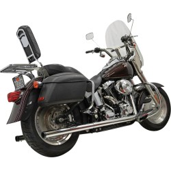 Sistem de evacuare drag pipe duals crom TC Softails 86-2017 BASSANI XHAUST 1S98P