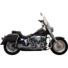 Sistem de evacuare 2:1 Ripper Short Black TC Softails 89-2017 BASSANI XHAUST 1S6B