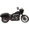 Eșapament short ripper 2:1 cu megafon negru M8 Softail BASSANI XHAUST 1S79B