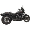 Sistem de evacuare Short Ripper 2:1 Chrome 49 State M8 Softail BASSANI XHAUST 1S75E