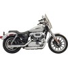 Tobă de eșapament Firepower slash cut chrome BASSANI XHAUST 1X17F
