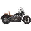 Sistem de evacuare ROAD RAGE 2-INTO-1 cu amortizor megafon short change negru BASSANI XHAUST 8S12JB