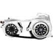 2 seturi de transmisie cu curea deschisă cu placă de motor din 2 piese crom BELT DRIVES EV2PH-B17-C 2 seturi de transmisie cu curea deschisă cu placă de motor din 2 piese crom BELT DRIVES EV2PH-B17-C thumb