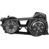 Set transmisie cu curea deschisă 2'' cu placă motor monobloc neagră BELT DRIVES EVO-16BH-2B