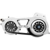 Set transmisie curea deschisă 2'' cu placă motor dintr-o bucată crom BELT DRIVES EVO-16BH-2C