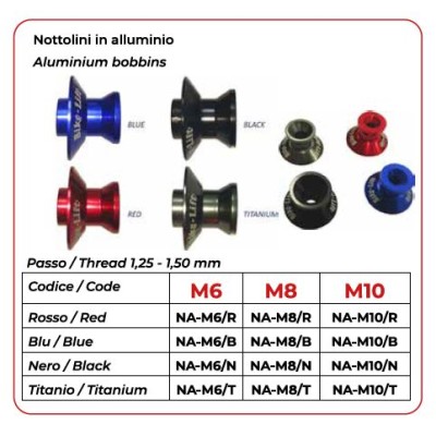 Capete din aluminiu SUZUKI-HONDA-DUCATI TITAN BIKE LIFT NA-M8/T Capete din aluminiu SUZUKI-HONDA-DUCATI TITAN BIKE LIFT NA-M8/T