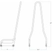 Sissybar SOFTAIL 18+ CHR BILTWELL 5003-504 Sissybar SOFTAIL 18+ CHR BILTWELL 5003-504 thumb