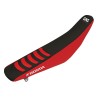 Husă pentru șa double grip 3 roșu/negru BLACKBIRD RACING 1141H