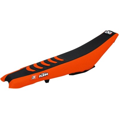 Husă pentru șa double grip 3 portocaliu/negru BLACKBIRD RACING 1524H