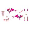 Set grafic KT RETRO YZ BLACKBIRD RACING 2242AA