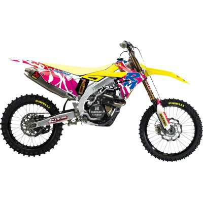Set grafic KT RETRO RMZ BLACKBIRD RACING 2320AA