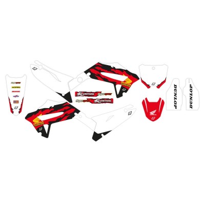 Set grafic Retro CRF 21 BLACKBIRD RACING 2148AA/01