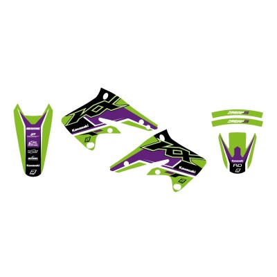 Set grafic DREAM 5 KXF 250 04-05 BLACKBIRD RACING 2407AB