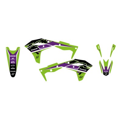 Set grafic DREAM 5 KXF250 17-20 BLACKBIRD RACING 2424AB