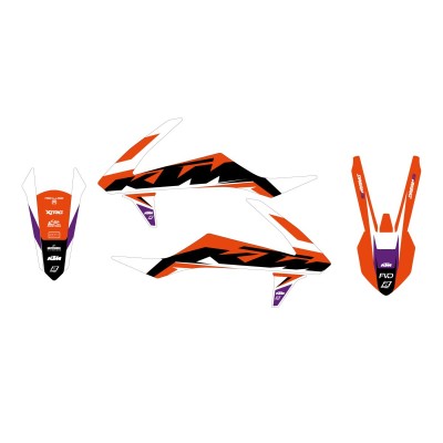 Set grafic DREAM 5 KTM 16-18 BLACKBIRD RACING 2541AB
