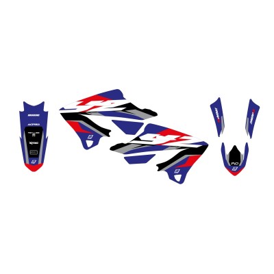 Set grafic DREAM 5 YZ 125/250 22- BLACKBIRD RACING 2250AB