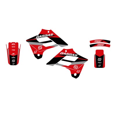 Set grafic DREAM 5 GASGAS EC BLACKBIRD RACING 2903AB/02