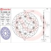 Disc de frână flotant SERIE ORO PRIME LINE BREMBO 78B40842 Disc de frână flotant SERIE ORO PRIME LINE BREMBO 78B40842 thumb