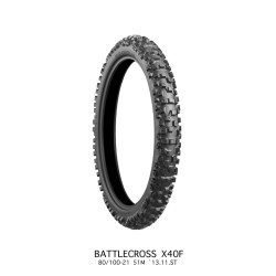 Anvelopă BATTLECROSS X40 HARD FRONT 80/100 - 21 51M TT NHS BRIDGESTONE 7188 Anvelopă BATTLECROSS X40 HARD FRONT 80/100 - 21 51M TT NHS BRIDGESTONE 7188