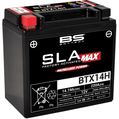 Baterie BTX14H SLA MAX 12V 220 A BS BATTERY 300887
