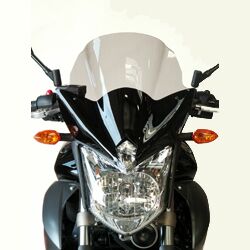 Parbriz cu protecție înaltă fumuriu negru 36 cm 3mm BULLSTER BY139HPFN