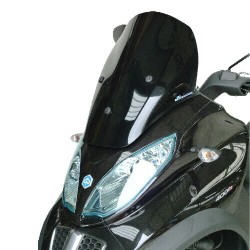 Parbriz racing fumuriu gri 51 cm 4mm BULLSTER BP010SPFG