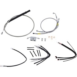 Set de control din oțel inoxidabil pentru ghidon Gorilla de 14 Set de control din oțel inoxidabil pentru ghidon Gorilla de 14